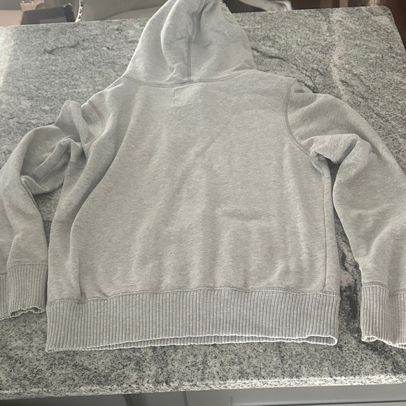 Y2K American Eagle Outfitters Light Gray Fleece - Picture 6 of 8